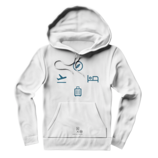 outfit con sudadera blanca